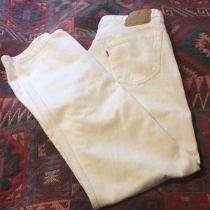 White Levi’s 501 36x34